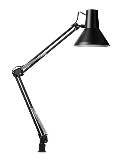 Jensen sort arkitektlampe